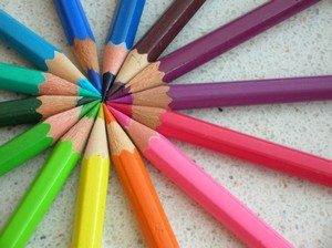 crayons couleurs